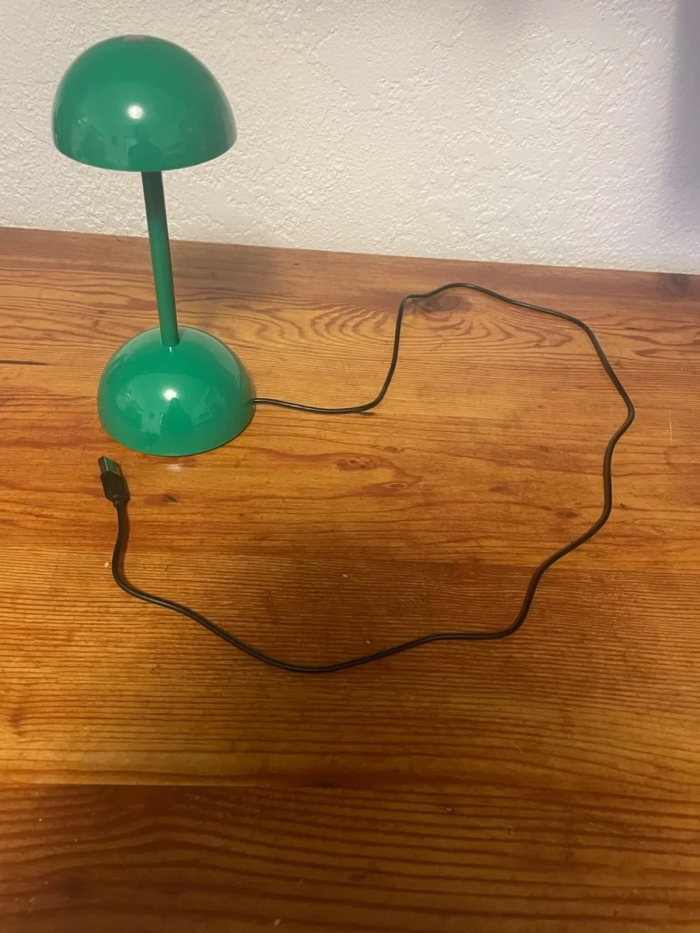 Modern Green Mushroom LED Table Lamp EUC - Picture 3 of 4